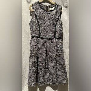 Purple and grey boucle girls dress. Size 12